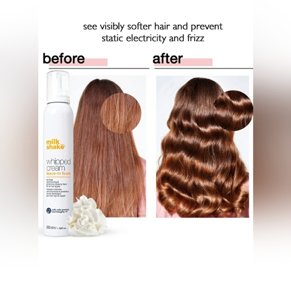 milk_shake Whipped Cream Leave In Conditioner Foam For All Hair Types - Picture 3 of 10